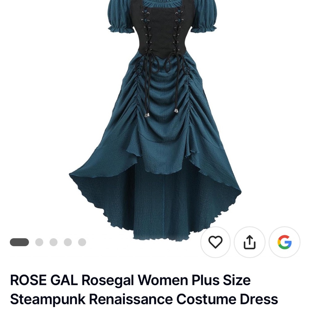 Steampunk costume dress